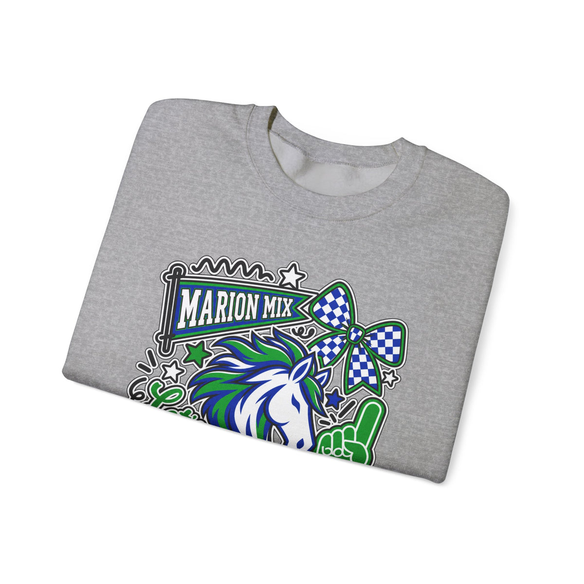 Marion Mix Let's Go Mavericks Crewneck Sweatshirt