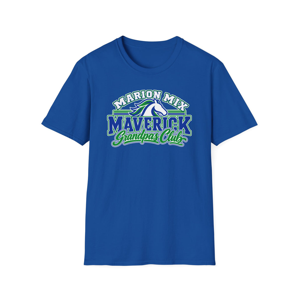 Marion Mix Maverick Grandpas Club — Unisex Adult Tee