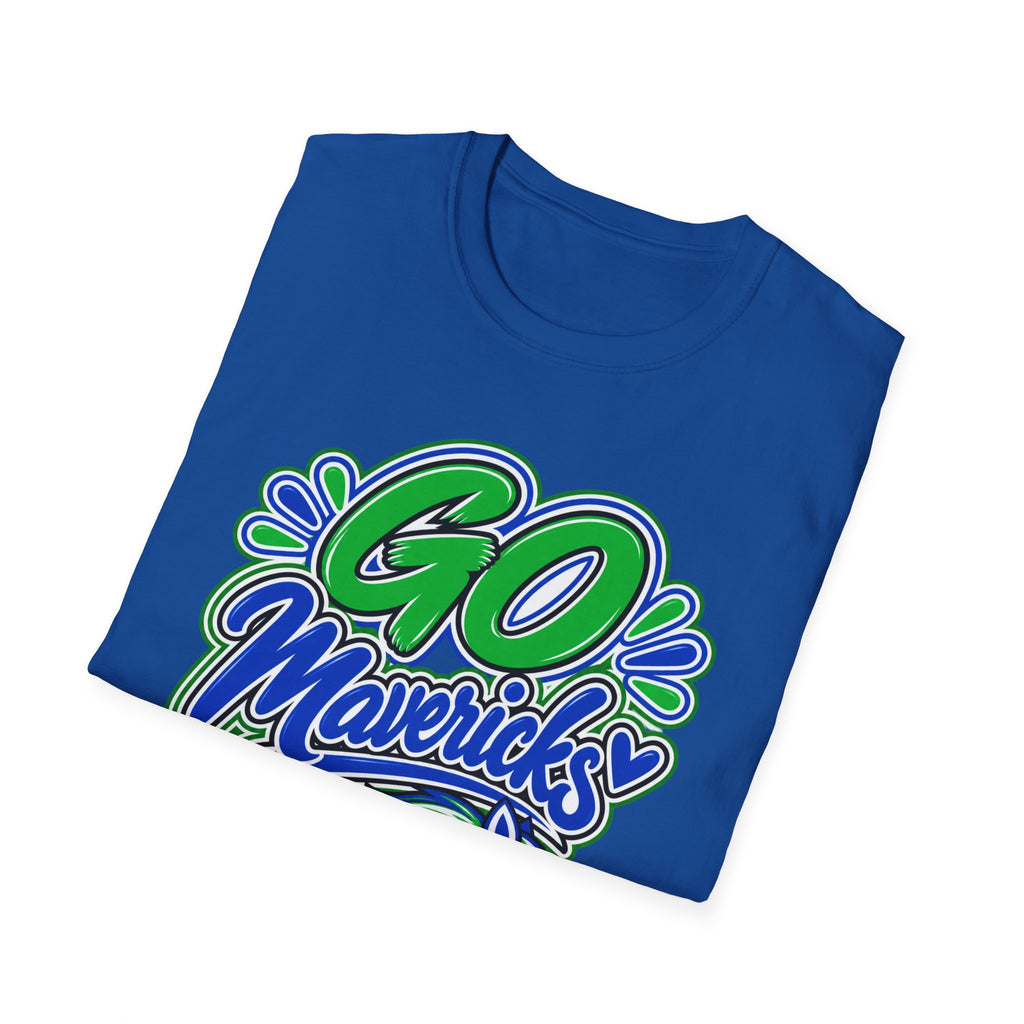 Go Mavericks Horse Mascot T-Shirt | School Sports Spirit