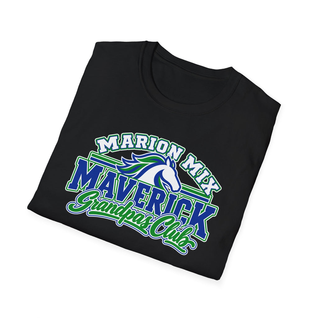 Marion Mix Maverick Grandpas Club — Unisex Adult Tee