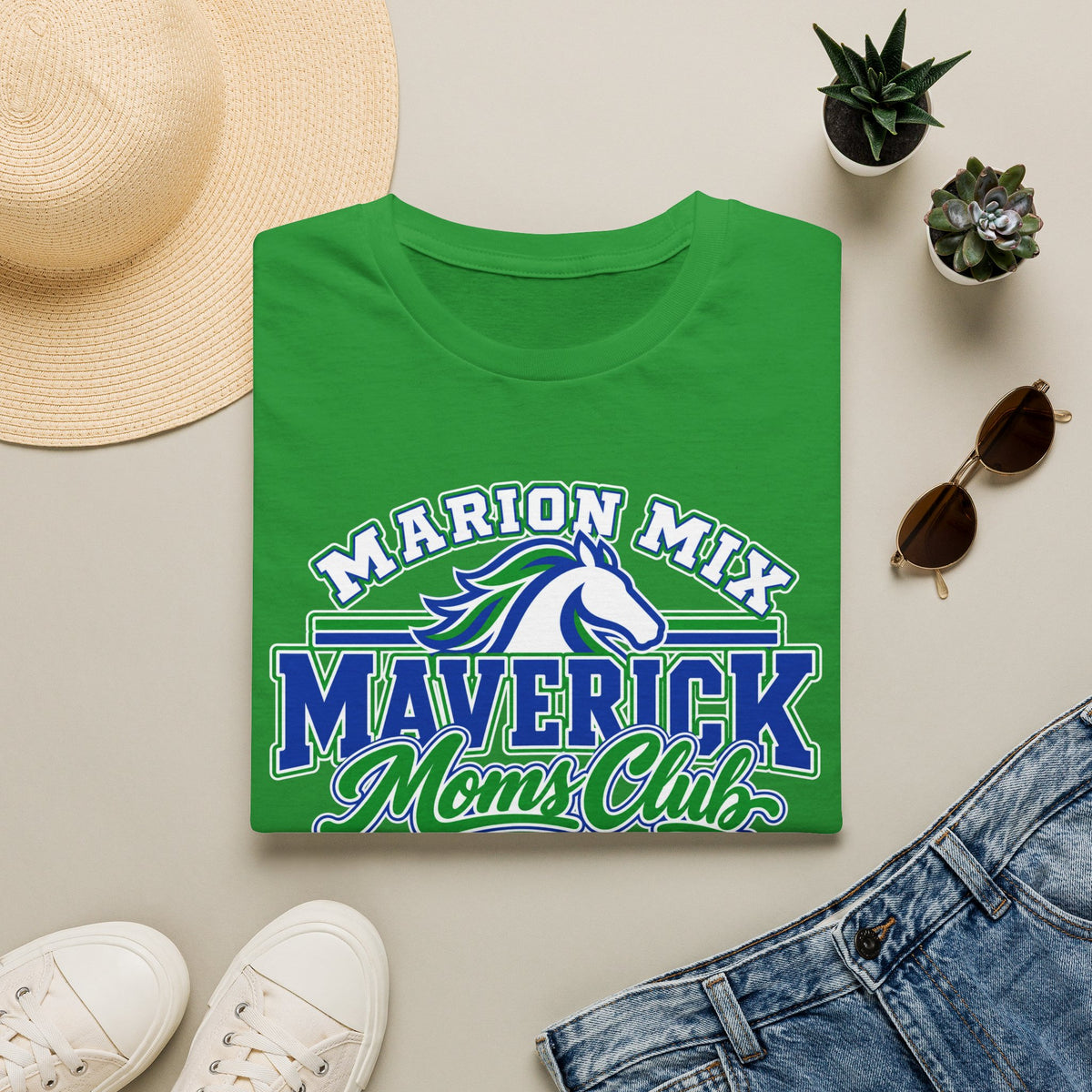 Marion Mix Maverick Moms Club — Unisex Adult Tee