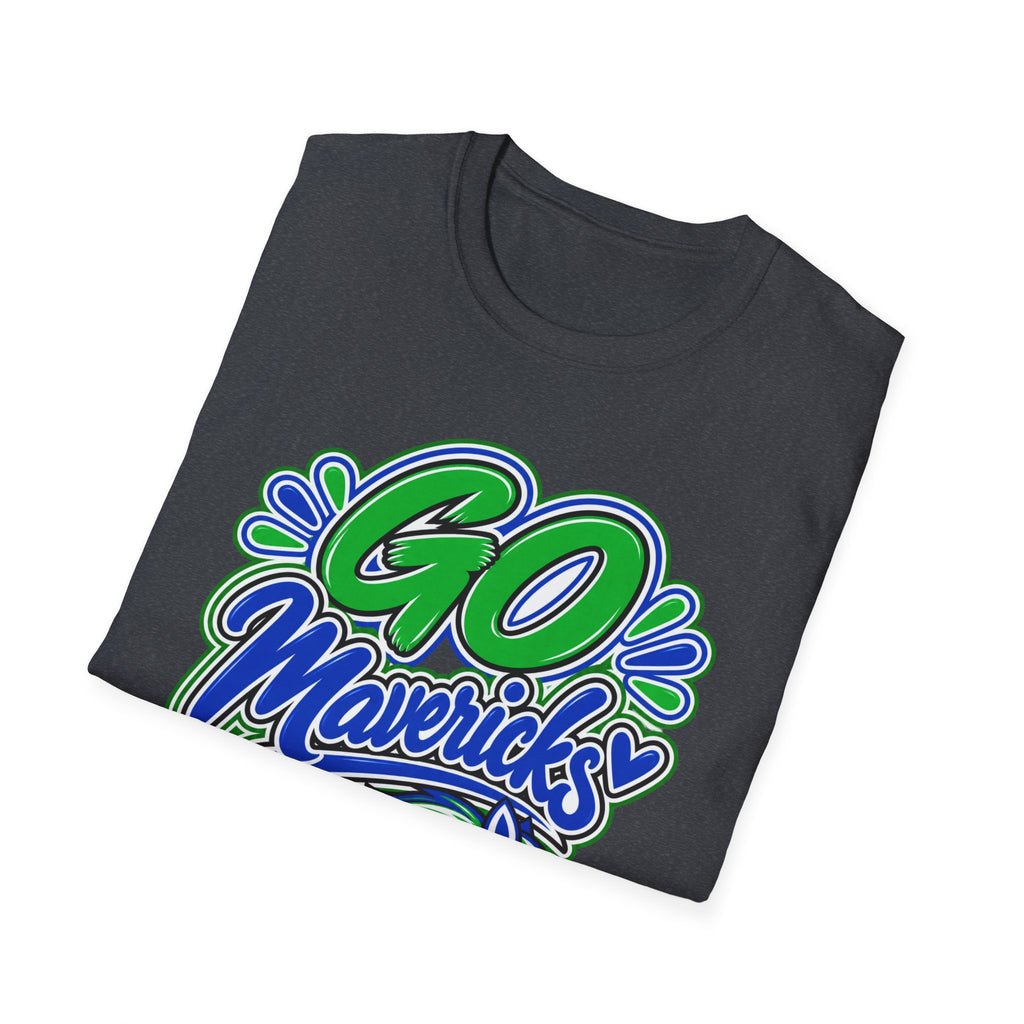 Go Mavericks Horse Mascot T-Shirt | School Sports Spirit