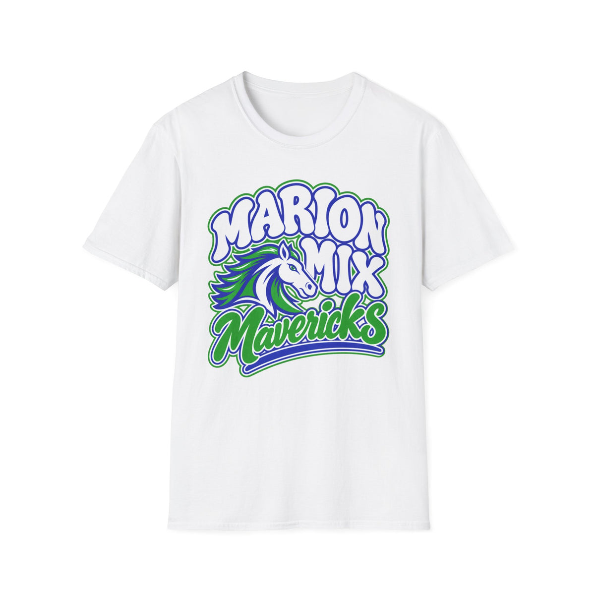 Marion Mix Mavericks Retro Bubble — Unisex Adult Tee