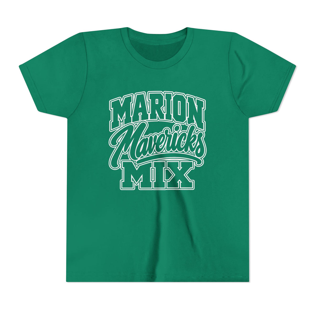Marion Mix Mavericks Outline Youth Tee (Grade Level Colors)