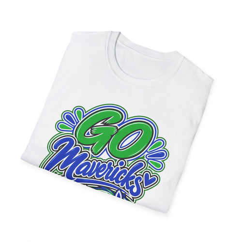 Go Mavericks Horse Mascot T-Shirt | School Sports Spirit