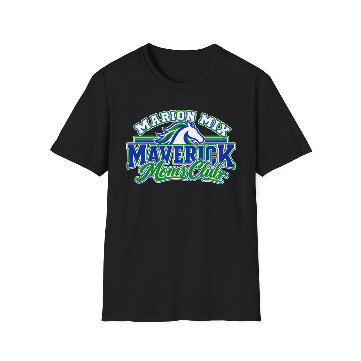 Marion Mix Maverick Moms Club — Unisex Adult Tee