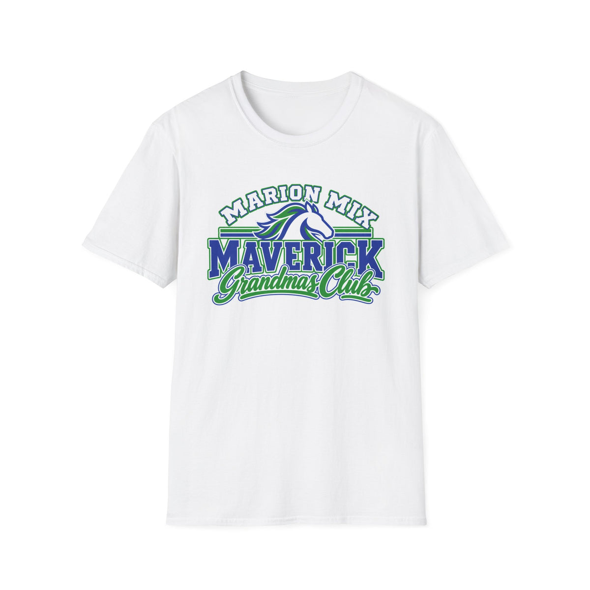 Marion Mix Maverick Grandmas Club — Unisex Adult Tee