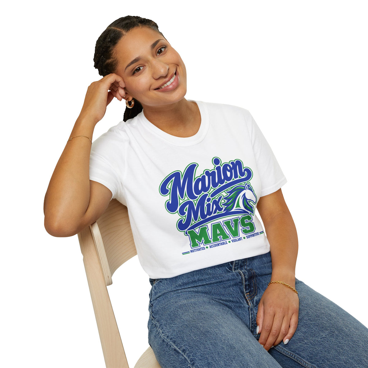 Marion Mix MAVS — Unisex Adult Tee