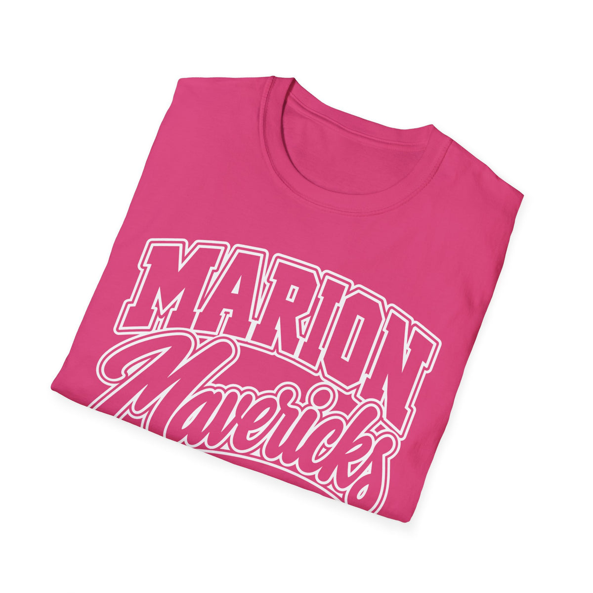 Marion Mix Mavericks Outline Adult Tee ( Teacher Grade Level Colors)