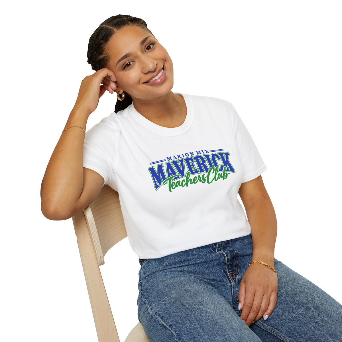 Marion Mix Maverick Teachers Club Tee — Unisex Adult Tee