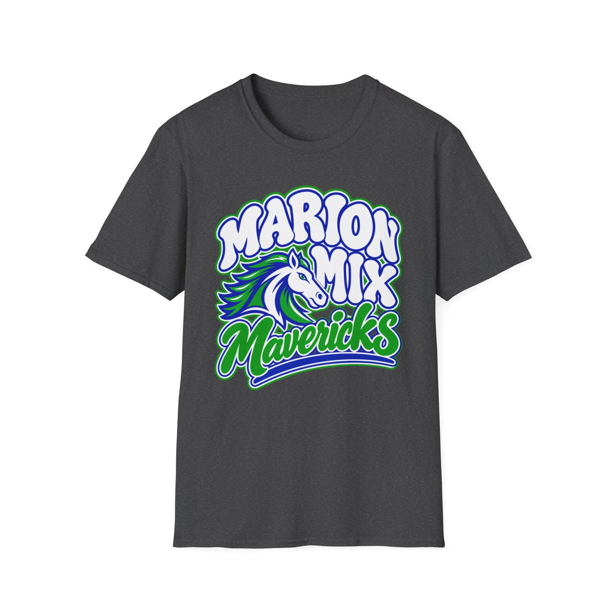 Marion Mix Mavericks Retro Bubble — Unisex Adult Tee