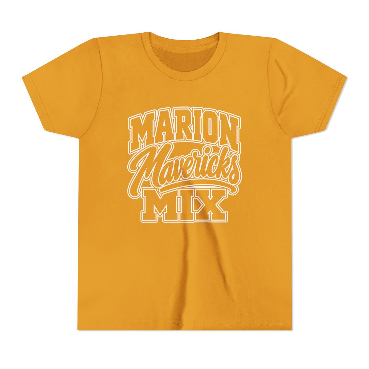 Marion Mix Mavericks Outline Youth Tee (Grade Level Colors)