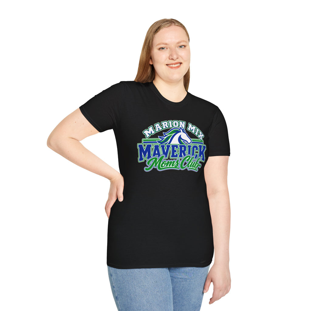 Marion Mix Maverick Moms Club — Unisex Adult Tee