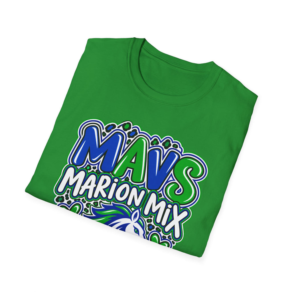 Marion Mix MAVS Leopard — Unisex Adult Tee