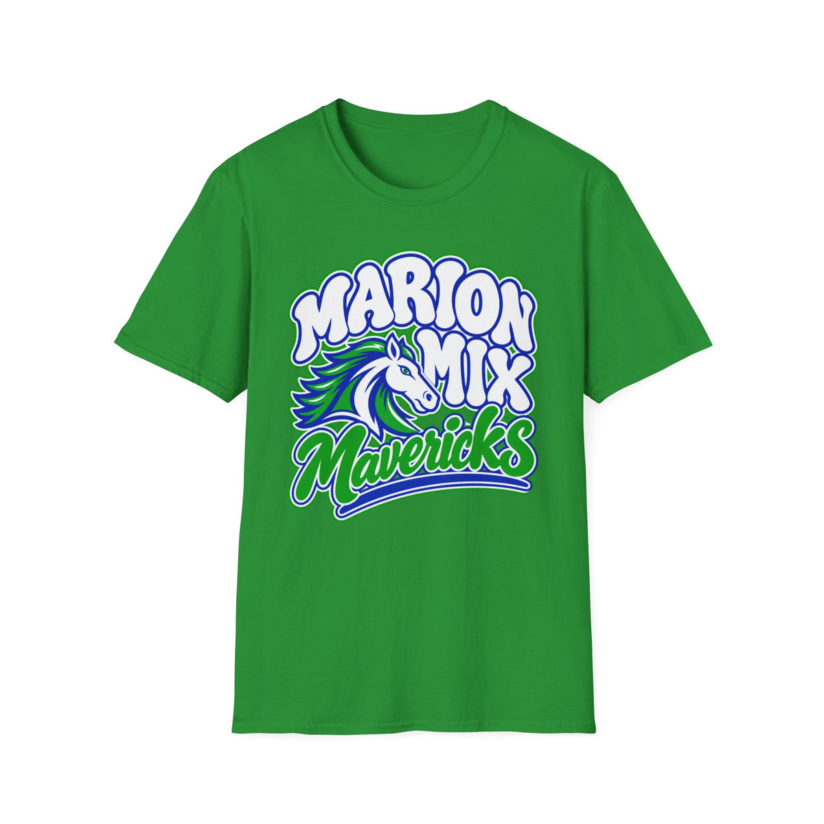 Marion Mix Mavericks Retro Bubble — Unisex Adult Tee