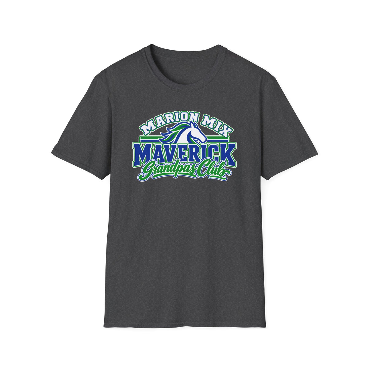 Marion Mix Maverick Grandpas Club — Unisex Adult Tee