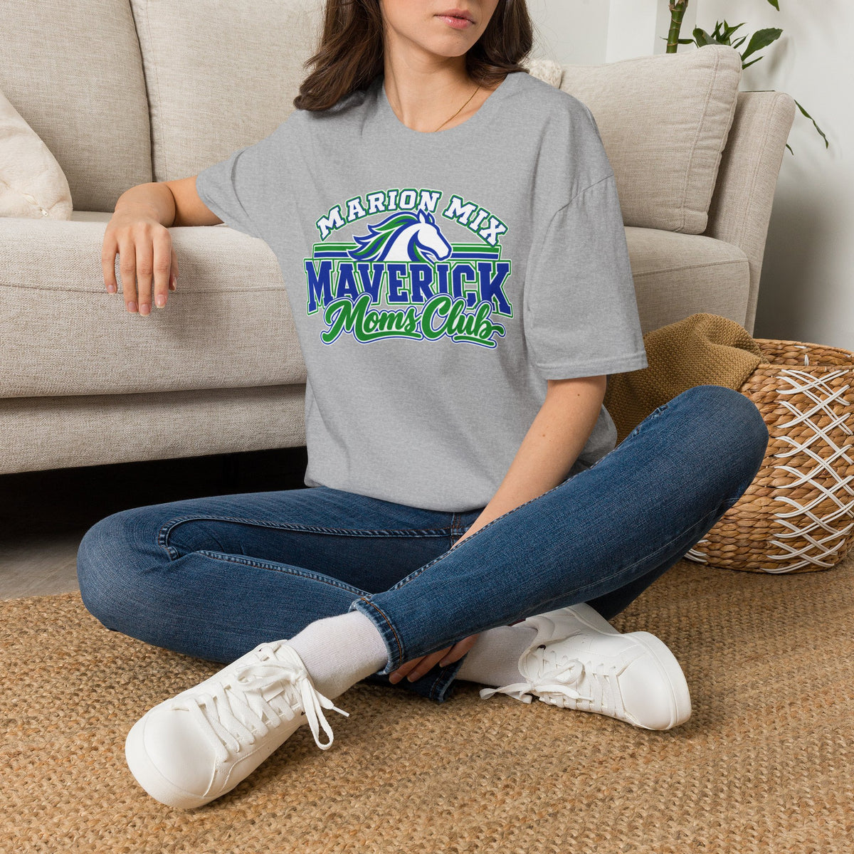 Marion Mix Maverick Moms Club — Unisex Adult Tee