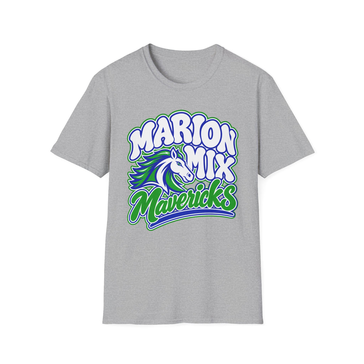 Marion Mix Mavericks Retro Bubble — Unisex Adult Tee