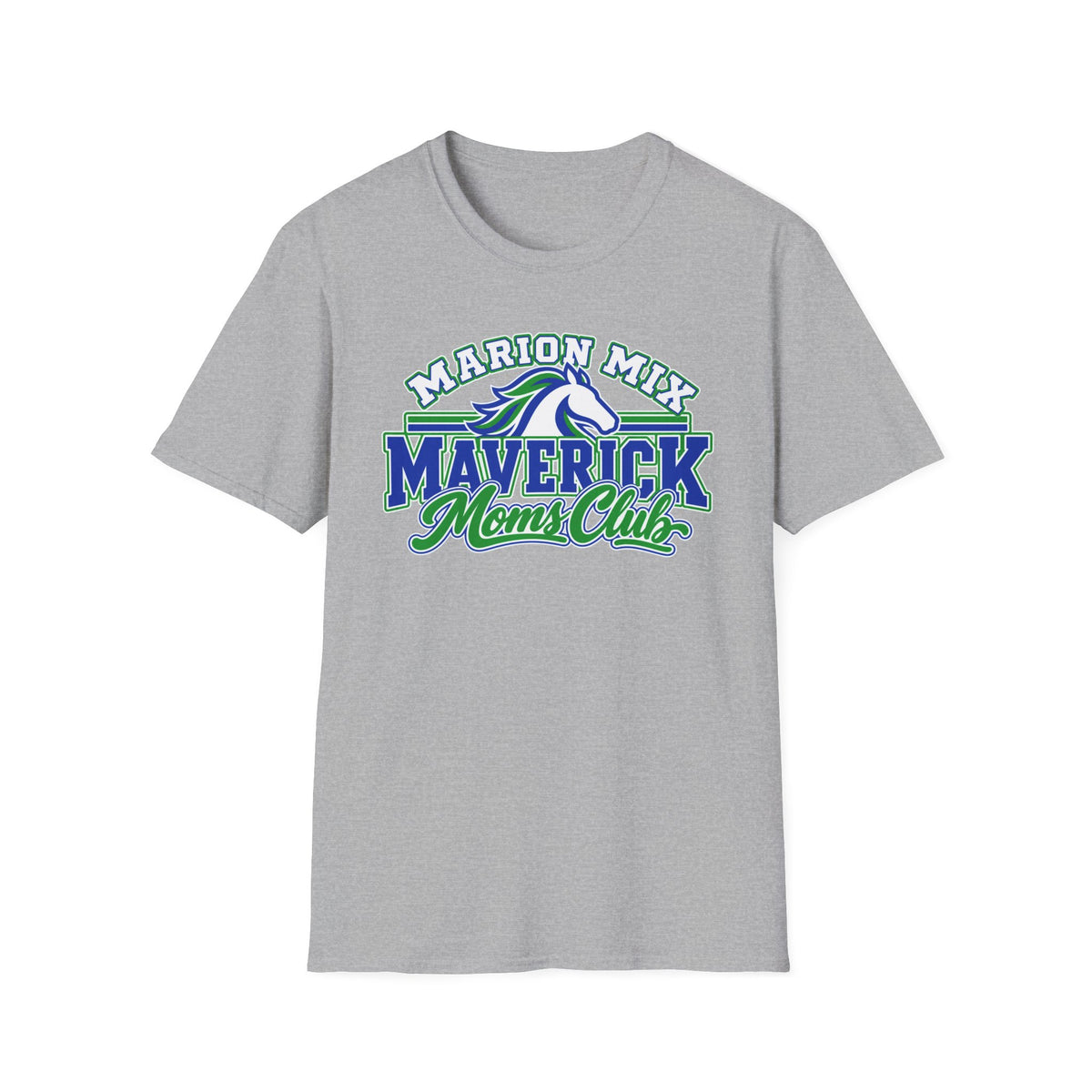 Marion Mix Maverick Moms Club — Unisex Adult Tee