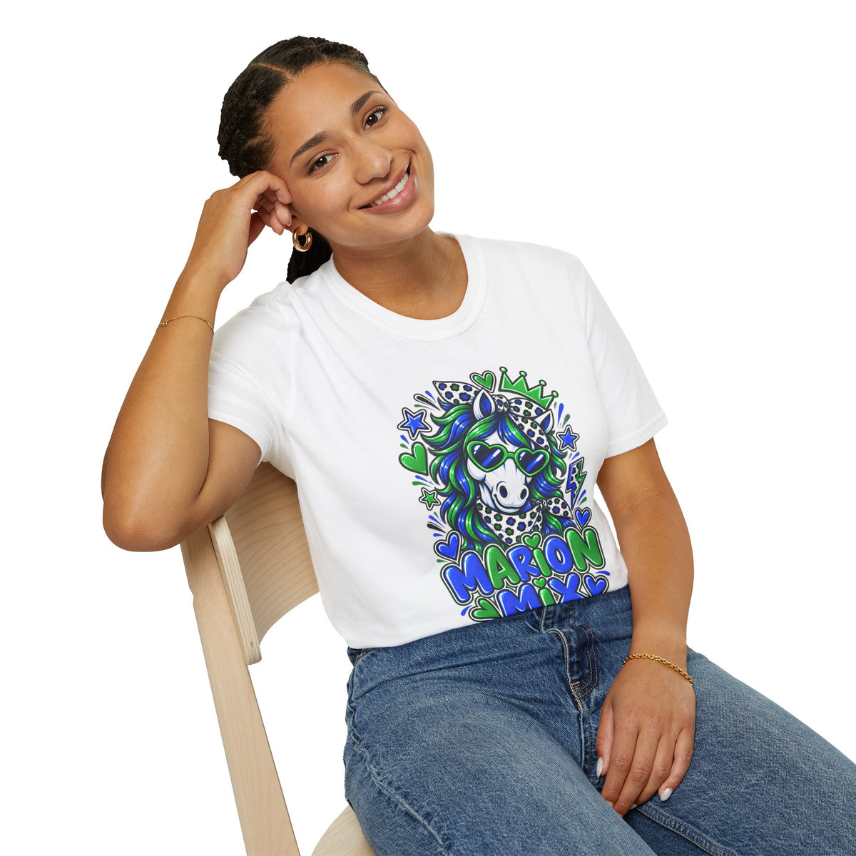Marion Mix Sassy Maverick Tee — Unisex Adult Tee