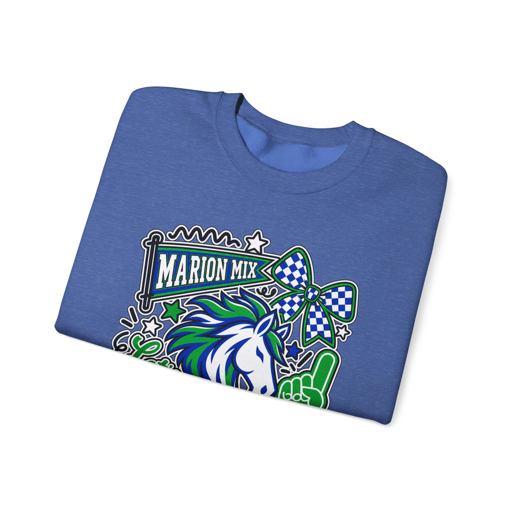 Marion Mix Let's Go Mavericks Crewneck Sweatshirt