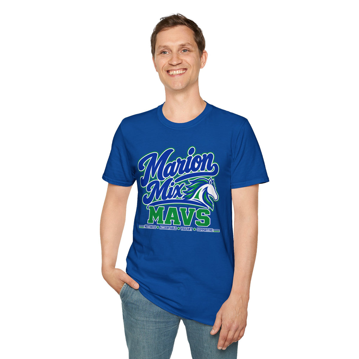 Marion Mix MAVS — Unisex Adult Tee